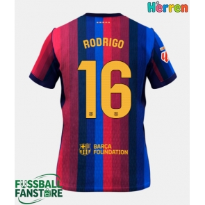 Barcelona Rodri Hernandez #16 Replik Heimtrikot 2026-27 Kurzarm